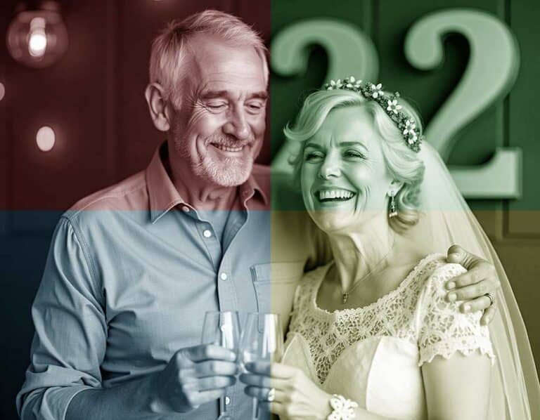 Mehr über den Artikel erfahren Bronzehochzeit – 22 Jahre verheiratet feiern