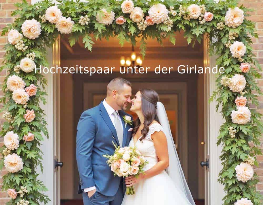 Du betrachtest gerade Wann hängt man die Girlande zur Hochzeit auf?