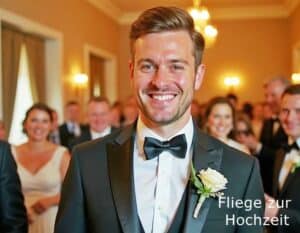 Mehr über den Artikel erfahren Kann man eine Fliege zur Hochzeit tragen?