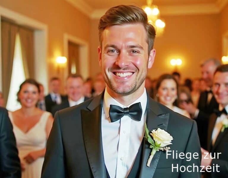 Mehr über den Artikel erfahren Kann man eine Fliege zur Hochzeit tragen?