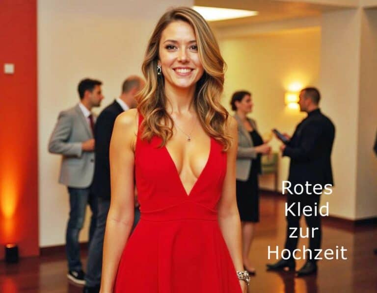 Mehr über den Artikel erfahren Kann man ein rotes Kleid auf einer Hochzeit tragen?