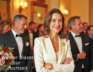 Mehr über den Artikel erfahren Kann man einen weißen Blazer auf einer Hochzeit tragen?