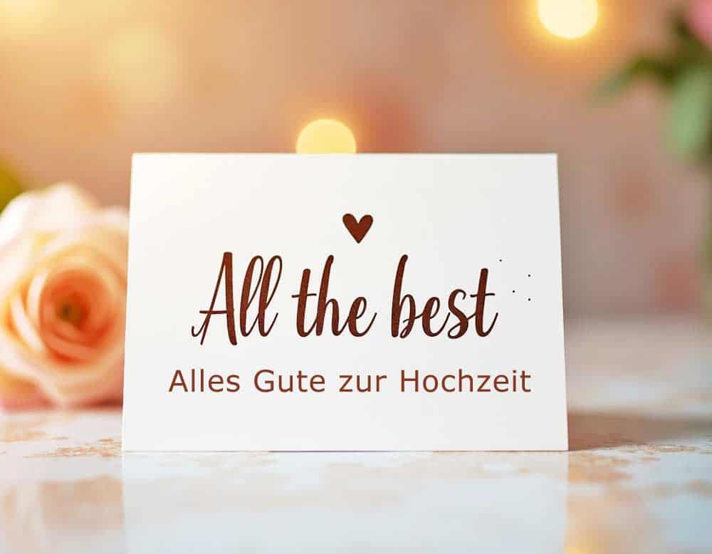 Du betrachtest gerade Kann man Alles Gute zur Hochzeit sagen?