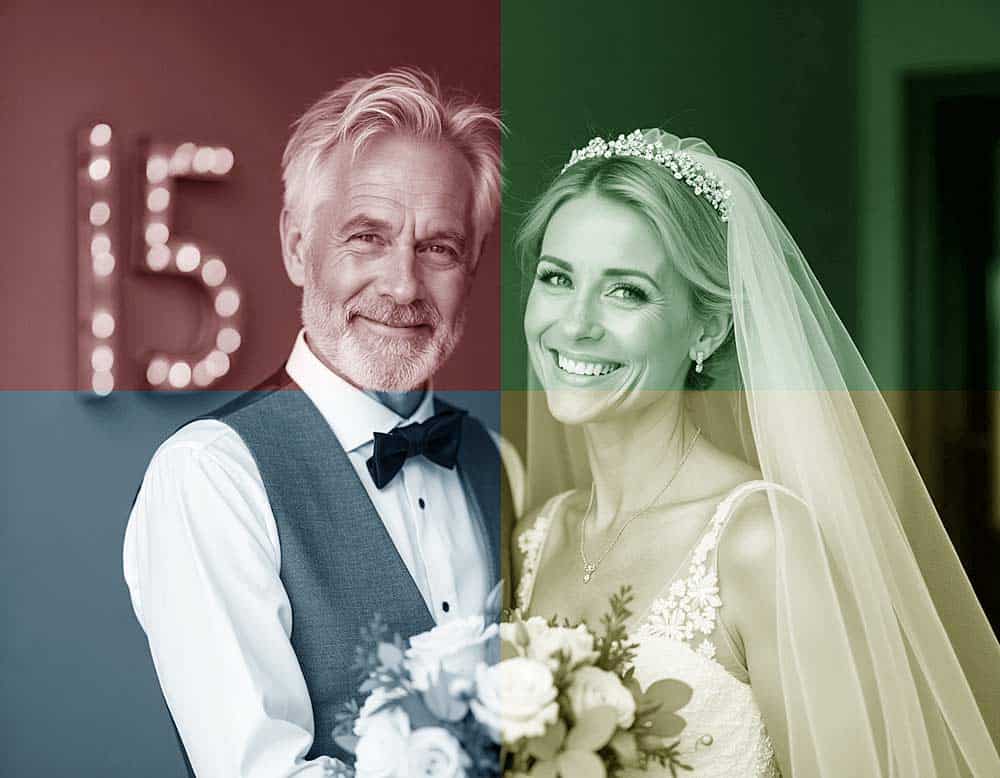 Du betrachtest gerade Kristallhochzeit – 15 Jahre verheiratet feiern