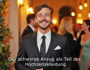 Mehr über den Artikel erfahren Kann man auf einer Hochzeit einen schwarzen Anzug tragen?