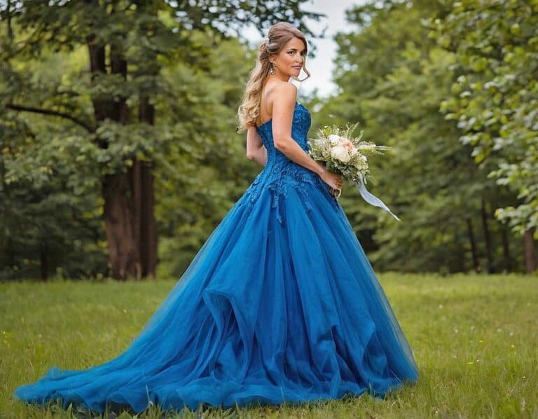 Mehr über den Artikel erfahren Blaues Hochzeitskleid – seine Bedeutung und Symbolik