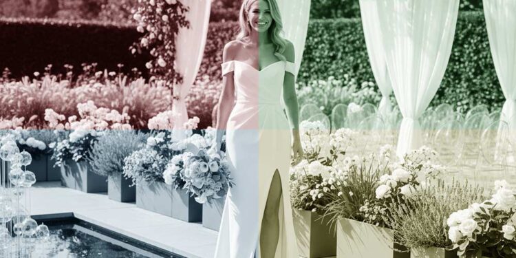 Welches Brautkleid für eine Gartenhochzeit?