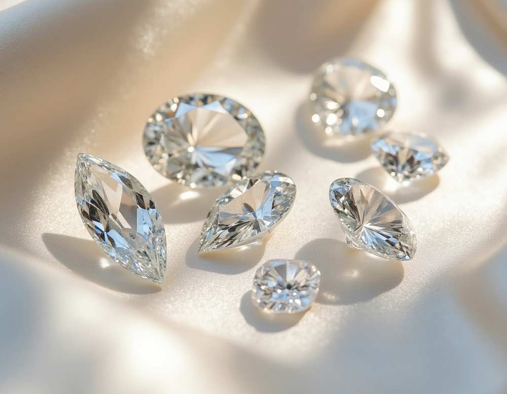 Diamanten in Fancy Cuts mit verschiedenen Schliffen