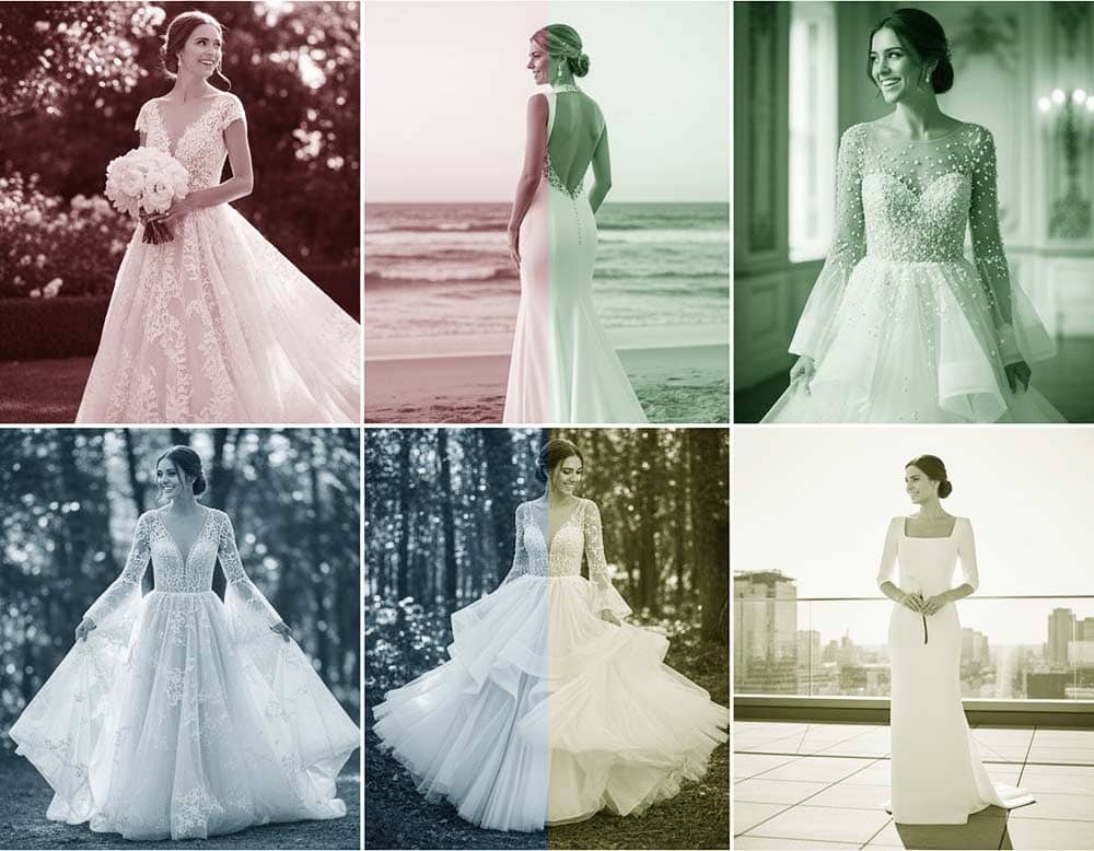 Du betrachtest gerade Brautkleider Stilrichtungen – welche gibt es?