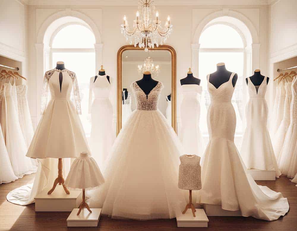 Brautkleider in verschiedenen Stilen Brautkleider in verschiedenen Stilen