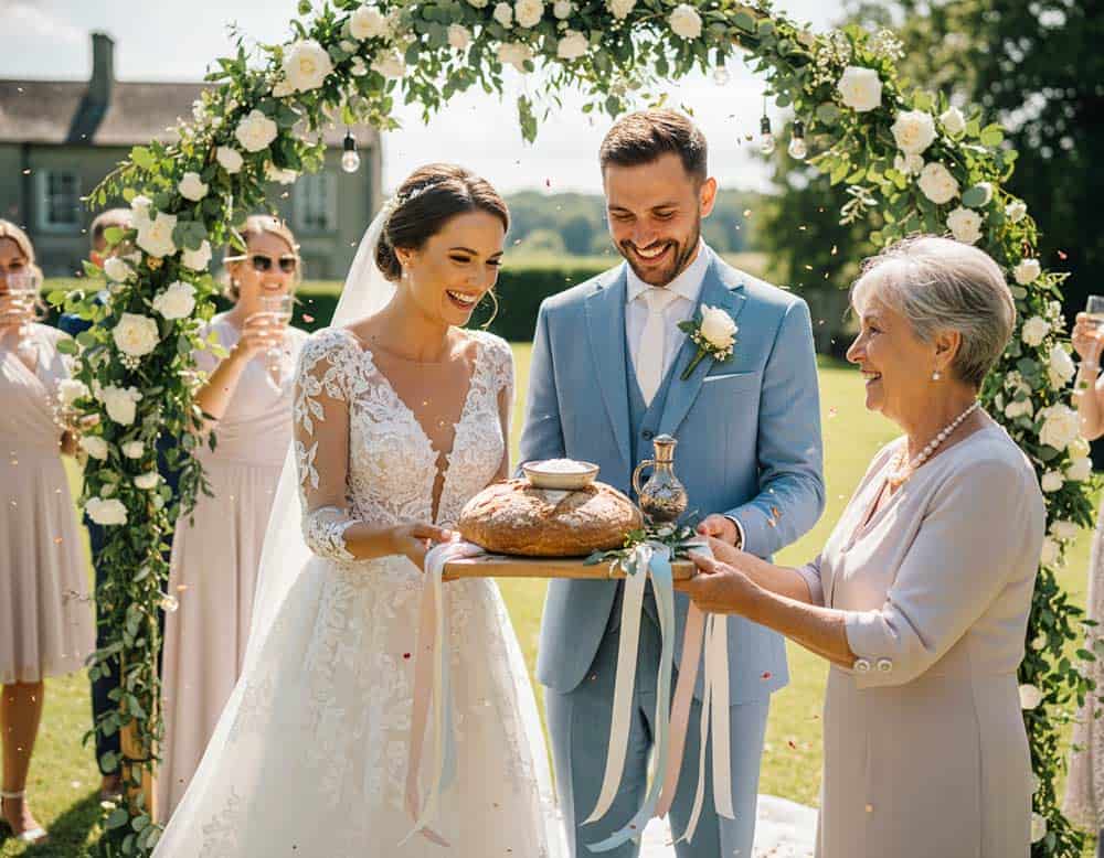 Der Hochzeitsbrauch Brot und Salz modern interpretiert