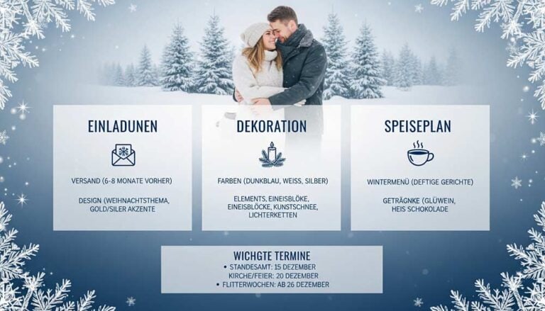 Mehr über den Artikel erfahren Planung einer Winterhochzeit