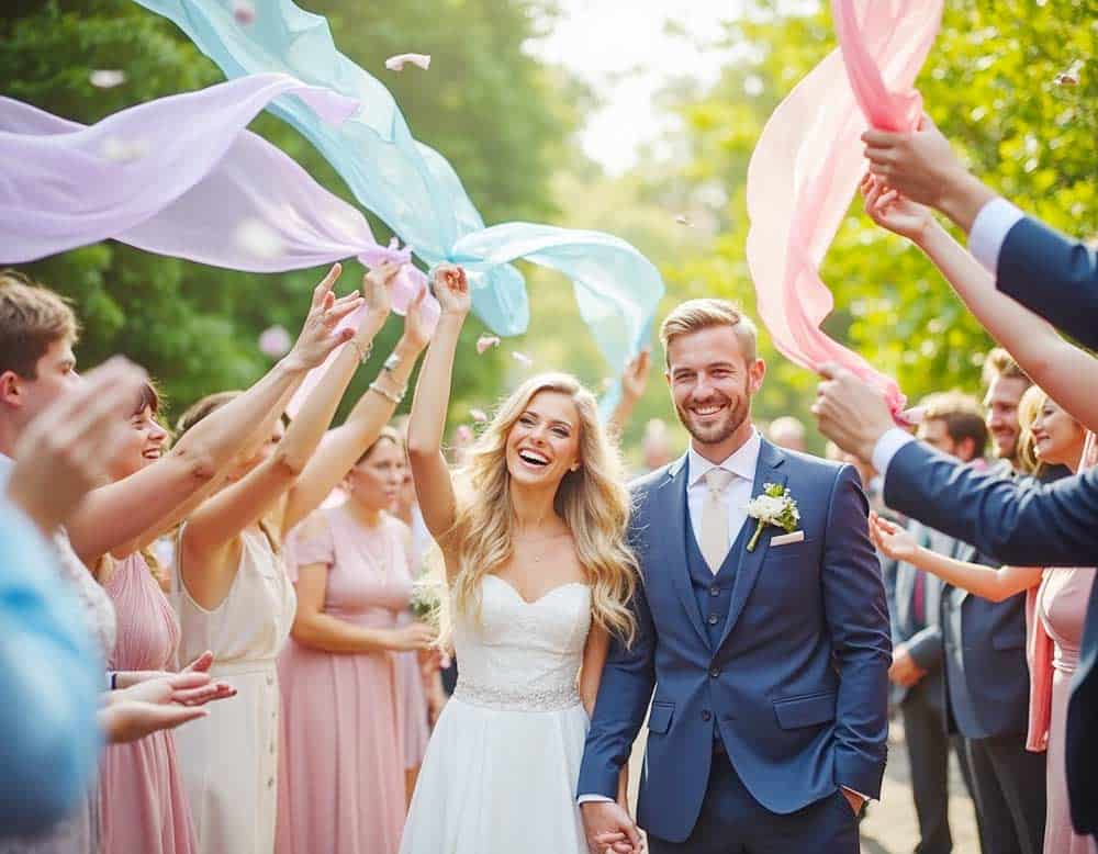 Der Hochzeitsbrauch mit Seidentücher