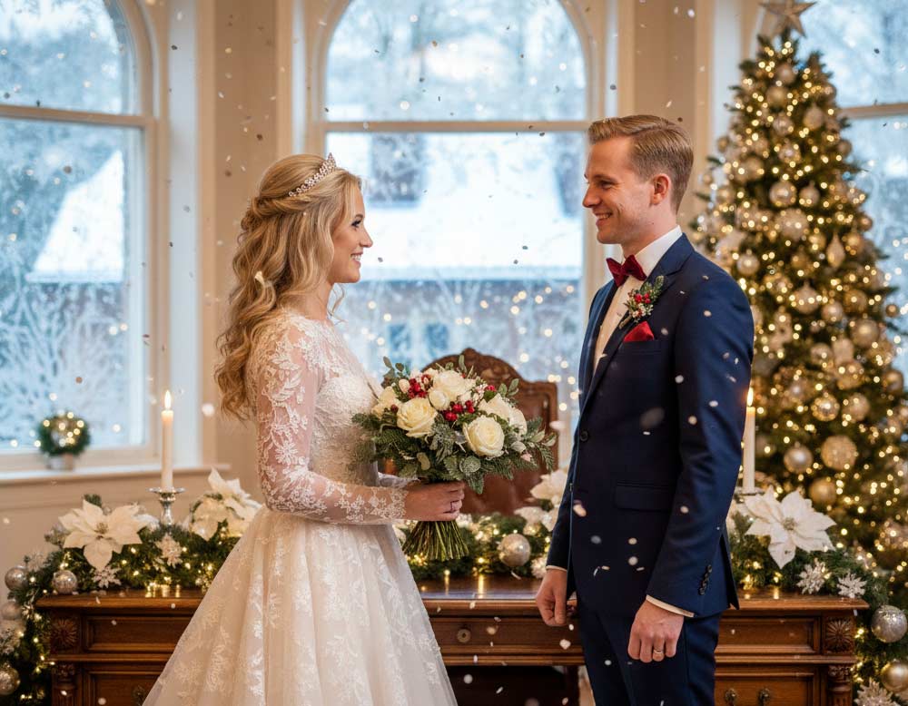 Weihnachtshochzeit im sanften Winterzauber Weihnachtshochzeit im sanften Winterzauber