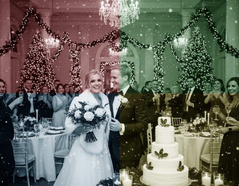 Mehr über den Artikel erfahren Kreative Ideen für Ihre Weihnachtshochzeitsfeier