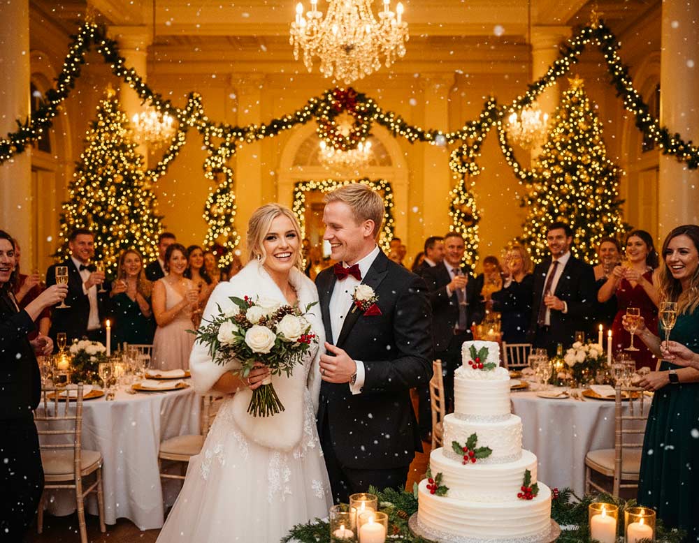 Stimmungsvolle X-MAS Ideen für eine schöne Weihnachtshochzeit