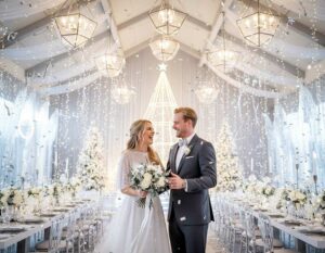 Mehr über den Artikel erfahren Planung einer festlichen Weihnachtshochzeit, die Gäste sofort verzaubert