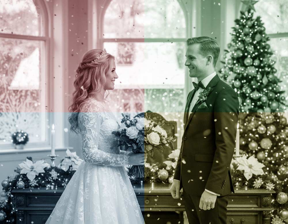 Du betrachtest gerade Weihnachtshochzeit in winterlicher Romantik feiern