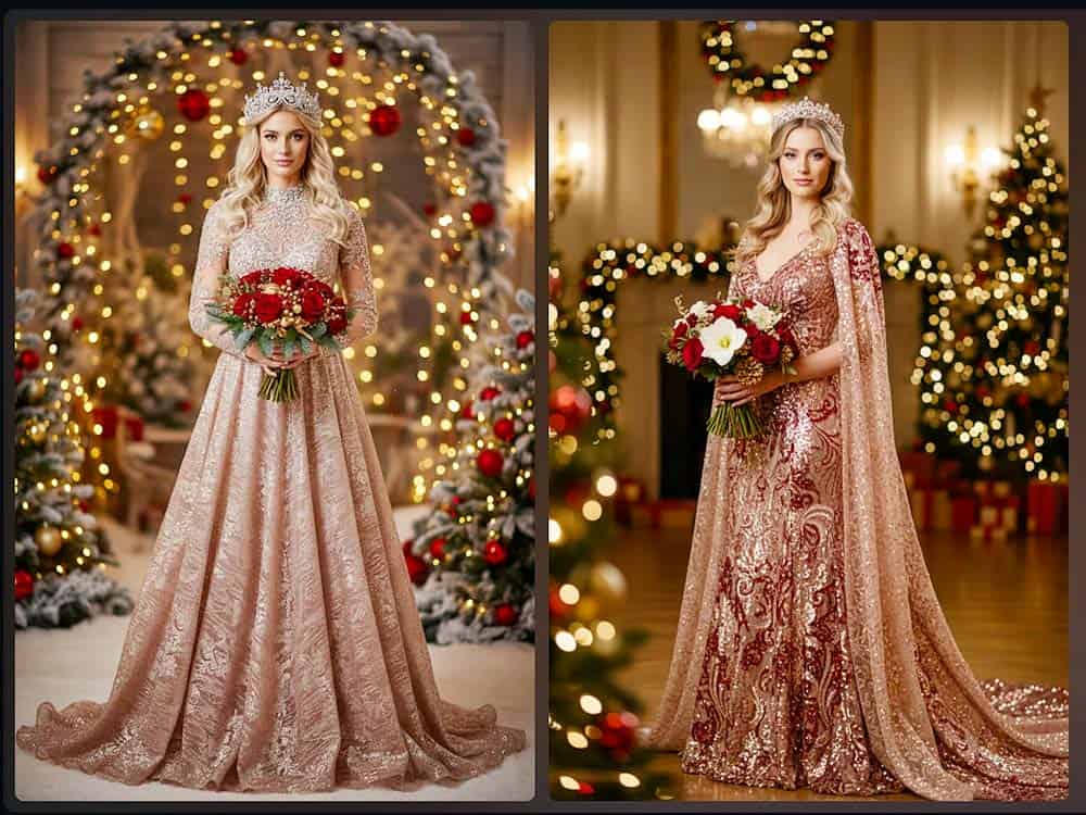 Rotgold als ideale Farbe für Weihnachtshochzeiten Rotgold als ideale Farbe für Weihnachtshochzeiten