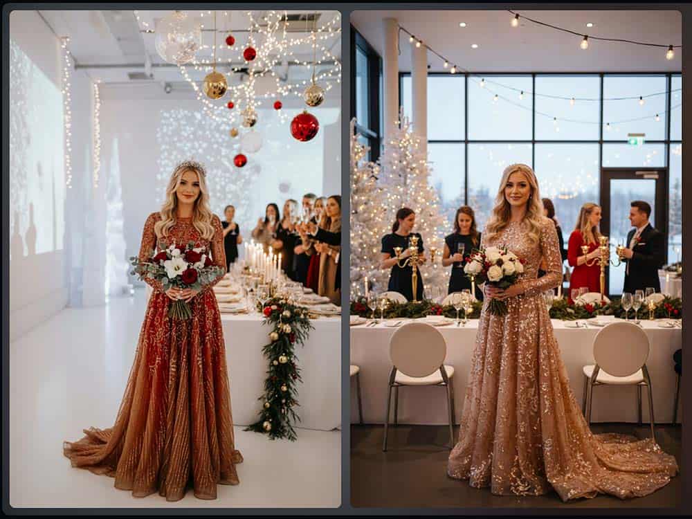 Rotgold als ideale Farbe für Weihnachtshochzeiten Rotgold als ideale Farbe für Weihnachtshochzeiten