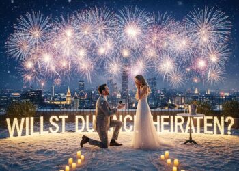 Ideen für einen Heiratsantrag zu Silvester
