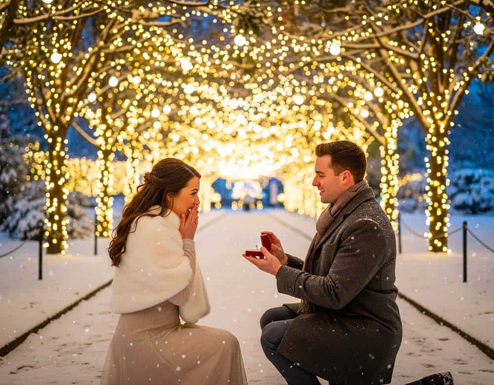 Ein Heiratsantrag zu Weihnachten braucht keinen großen Auftritt Ein Heiratsantrag zu Weihnachten braucht keinen großen Auftritt