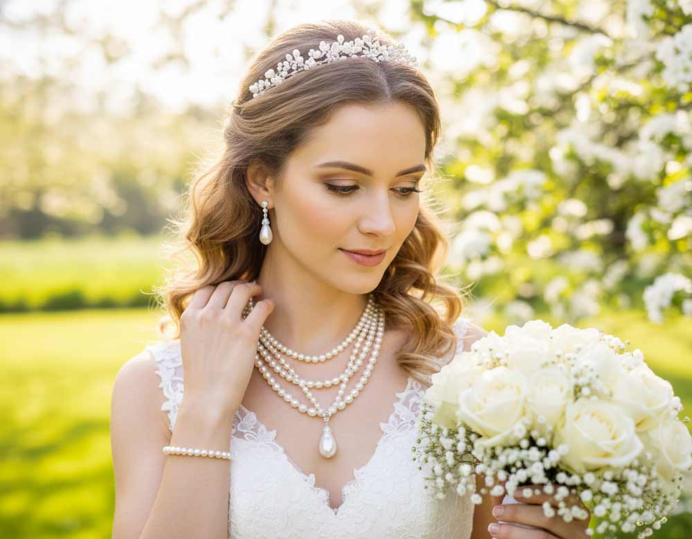 Perlenschmuck für die Braut geht immer Perlenschmuck für die Braut geht immer