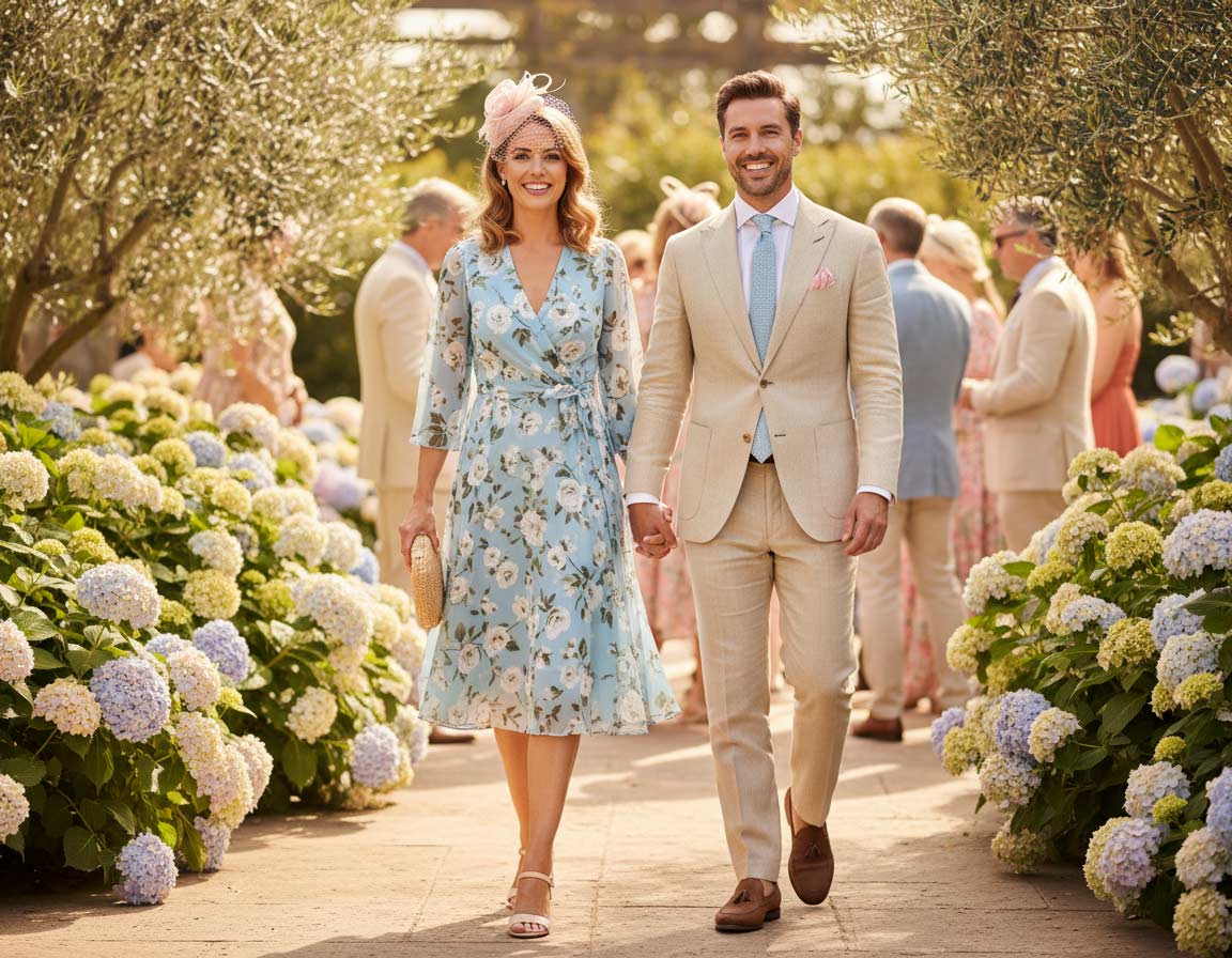 Kleidungsvarianten für eine sommerlich festliche Hochzeit Kleidungsvarianten für eine sommerlich festliche Hochzeit