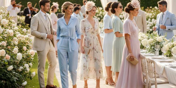 Dresscode für eine sommerlich festliche Hochzeit
