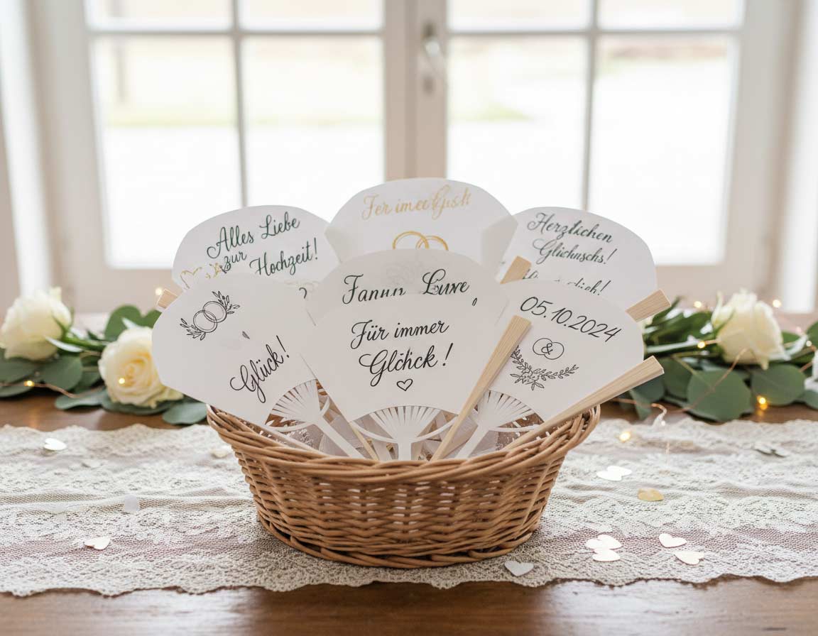 Gästefächer für die Hochzeit als Hochzeitbrauch Gästefächer für die Hochzeit als Hochzeitbrauch