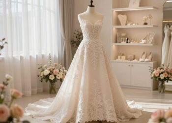 Ivory Hochzeitskleid