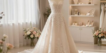 Ivory Hochzeitskleid