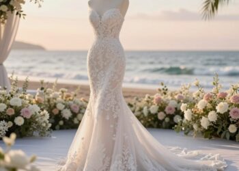 Meerjungfrau Hochzeitskleid