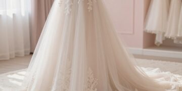 Tüll-Hochzeitskleid